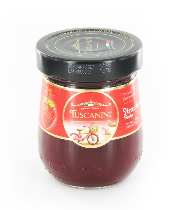 12x340g (12oz) TUSCANINI ITALIAN FRUIT SPREAD - STRAWBERRY