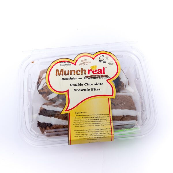 12x226g MUNCH REAL DOUBLE CHOCOLATE BROWNIE BITES